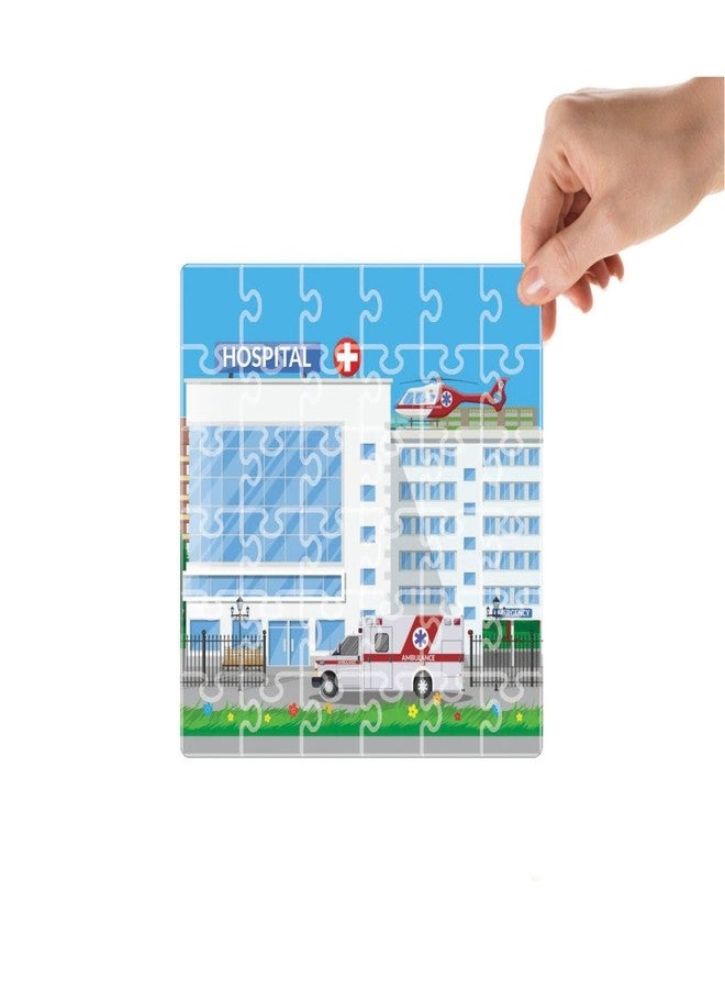 Mittimate Hospital Jigsaw Puzzle Game for Kids Age 4 to 6 Old I 36 Pieces Puzzle Toy I Birthday Gift for Children - Image 1